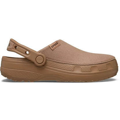 Crocs Adult Classic Crafted Canvas Clogs, Lightweight Slip-On Canvas Mule Clogs for Men & Women, Casual Daily Walking Shoes