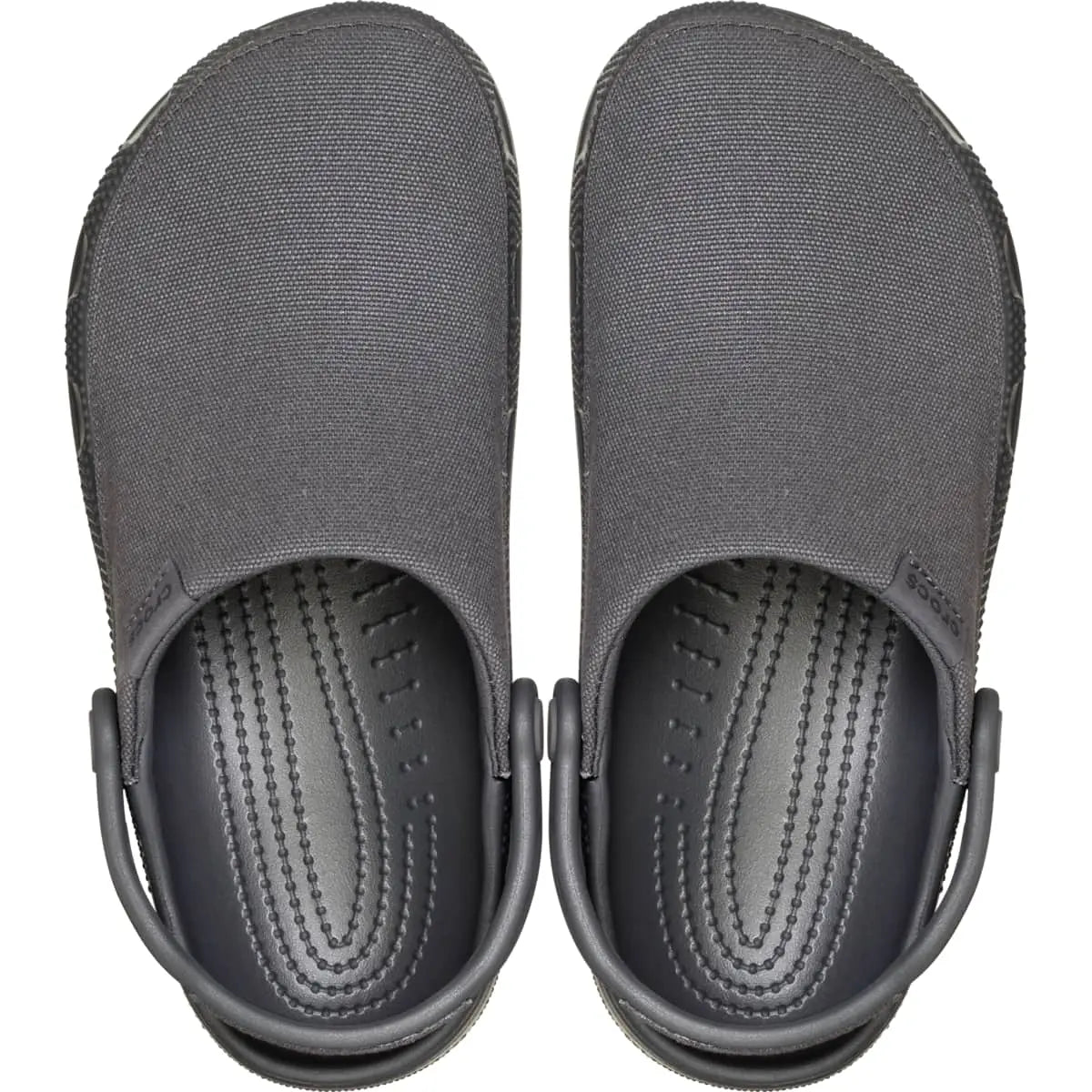 Crocs Adult Classic Crafted Canvas Clogs, Lightweight Slip-On Canvas Mule Clogs for Men & Women, Casual Daily Walking Shoes