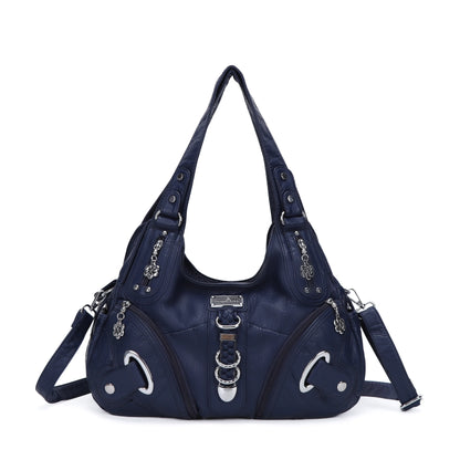 Angel Kiss Vintage Crossbody Bag, PU Hobo Satchel Tote, Lightweight Elegant Convertible Shoulder Handbag, Fashion Women’s Commuter Bag, Perfect for Everyday Summer Wear and Mother’s Day Presents