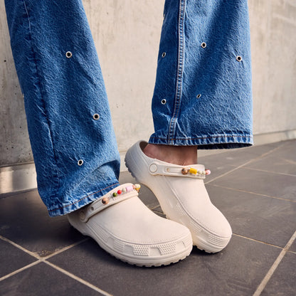 Crocs Adult Classic Crafted Canvas Clogs, Lightweight Slip-On Canvas Mule Clogs for Men & Women, Casual Daily Walking Shoes