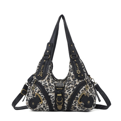 Angel Kiss Vintage Crossbody Bag, PU Hobo Satchel Tote, Lightweight Elegant Convertible Shoulder Handbag, Fashion Women’s Commuter Bag, Perfect for Everyday Summer Wear and Mother’s Day Presents