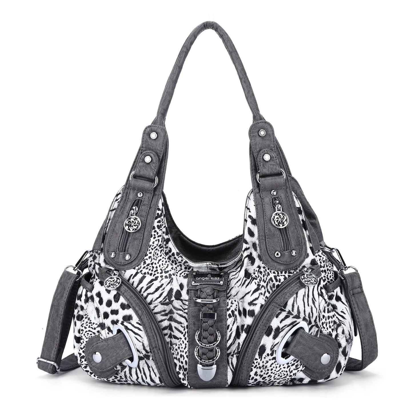 Angel Kiss Vintage Crossbody Bag, PU Hobo Satchel Tote, Lightweight Elegant Convertible Shoulder Handbag, Fashion Women’s Commuter Bag, Perfect for Everyday Summer Wear and Mother’s Day Presents