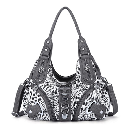 Angel Kiss Vintage Crossbody Bag, PU Hobo Satchel Tote, Lightweight Elegant Convertible Shoulder Handbag, Fashion Women’s Commuter Bag, Perfect for Everyday Summer Wear and Mother’s Day Presents