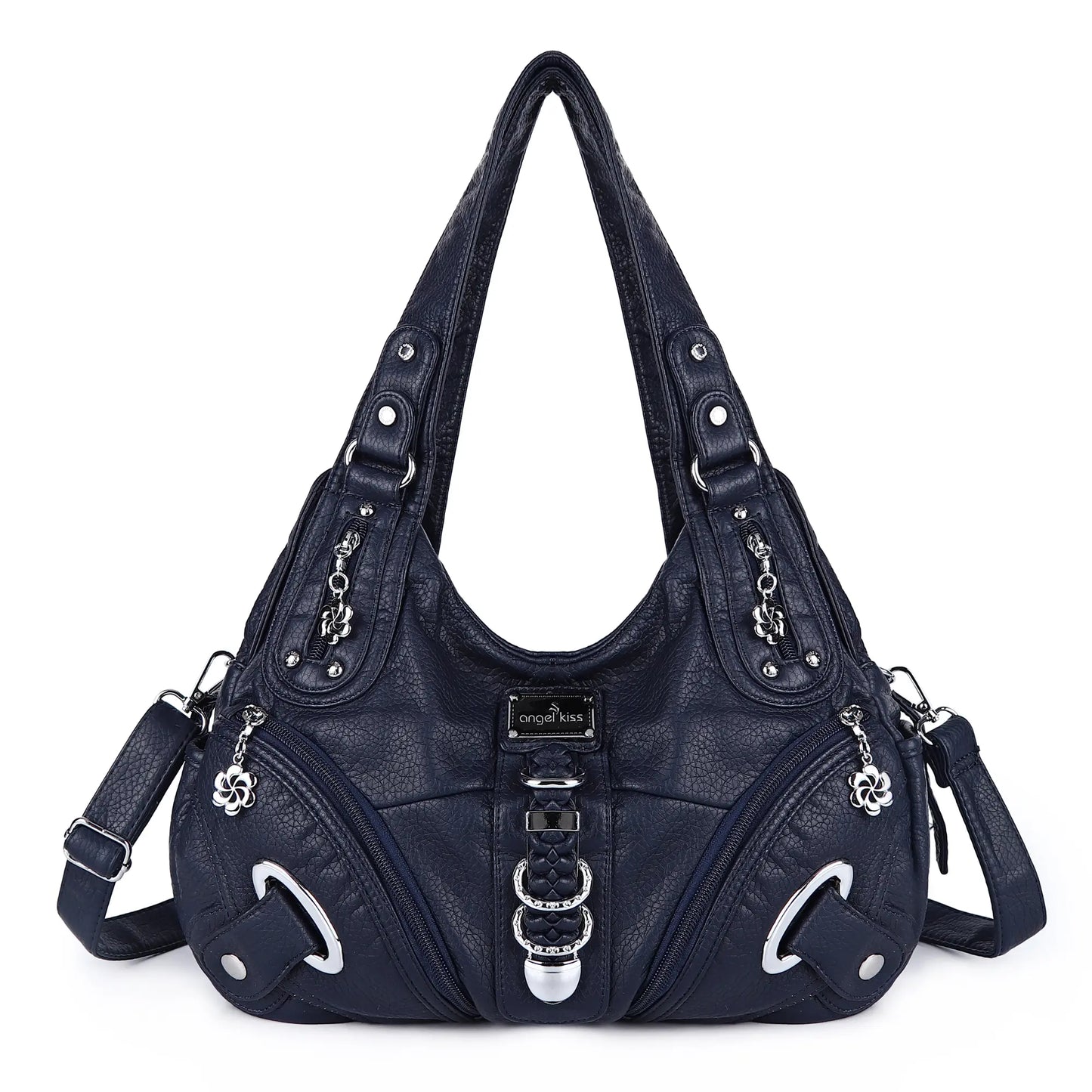 Angel Kiss Vintage Crossbody Bag, PU Hobo Satchel Tote, Lightweight Elegant Convertible Shoulder Handbag, Fashion Women’s Commuter Bag, Perfect for Everyday Summer Wear and Mother’s Day Presents