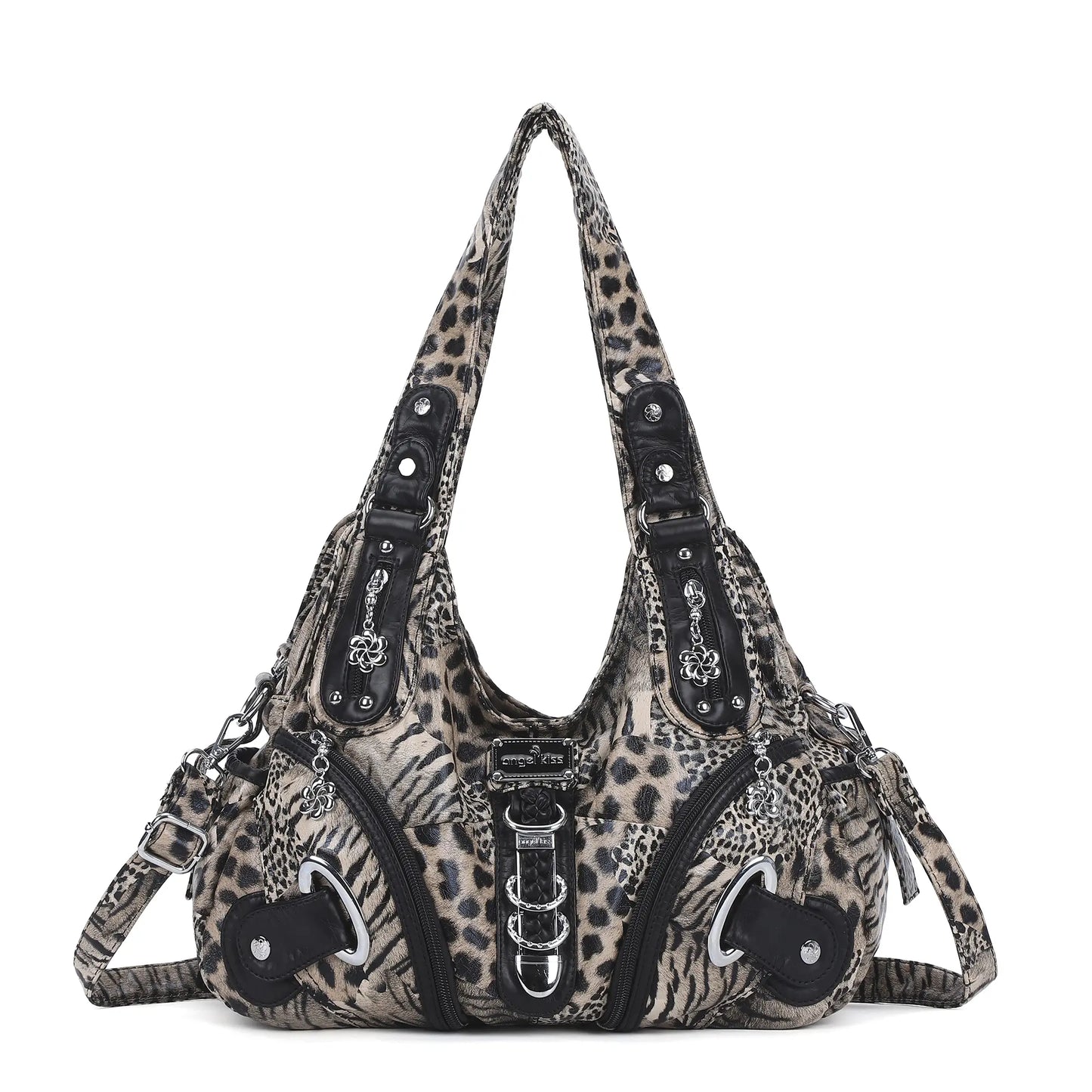 Angel Kiss Vintage Crossbody Bag, PU Hobo Satchel Tote, Lightweight Elegant Convertible Shoulder Handbag, Fashion Women’s Commuter Bag, Perfect for Everyday Summer Wear and Mother’s Day Presents