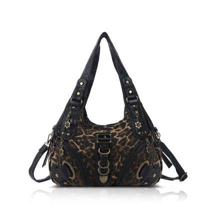 Angel Kiss Vintage Crossbody Bag, PU Hobo Satchel Tote, Lightweight Elegant Convertible Shoulder Handbag, Fashion Women’s Commuter Bag, Perfect for Everyday Summer Wear and Mother’s Day Presents