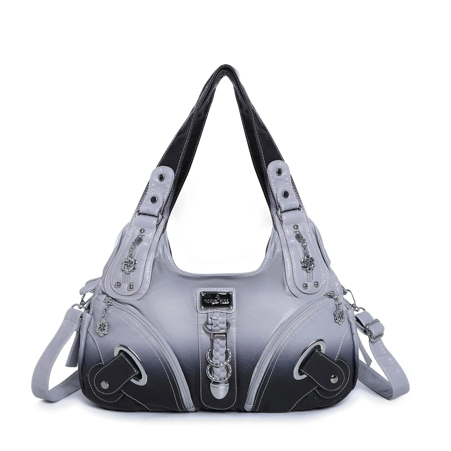 Angel Kiss Vintage Crossbody Bag, PU Hobo Satchel Tote, Lightweight Elegant Convertible Shoulder Handbag, Fashion Women’s Commuter Bag, Perfect for Everyday Summer Wear and Mother’s Day Presents