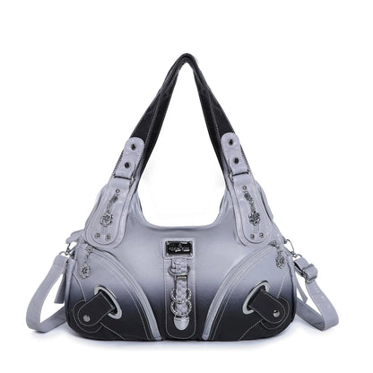 Angel Kiss Vintage Crossbody Bag, PU Hobo Satchel Tote, Lightweight Elegant Convertible Shoulder Handbag, Fashion Women’s Commuter Bag, Perfect for Everyday Summer Wear and Mother’s Day Presents