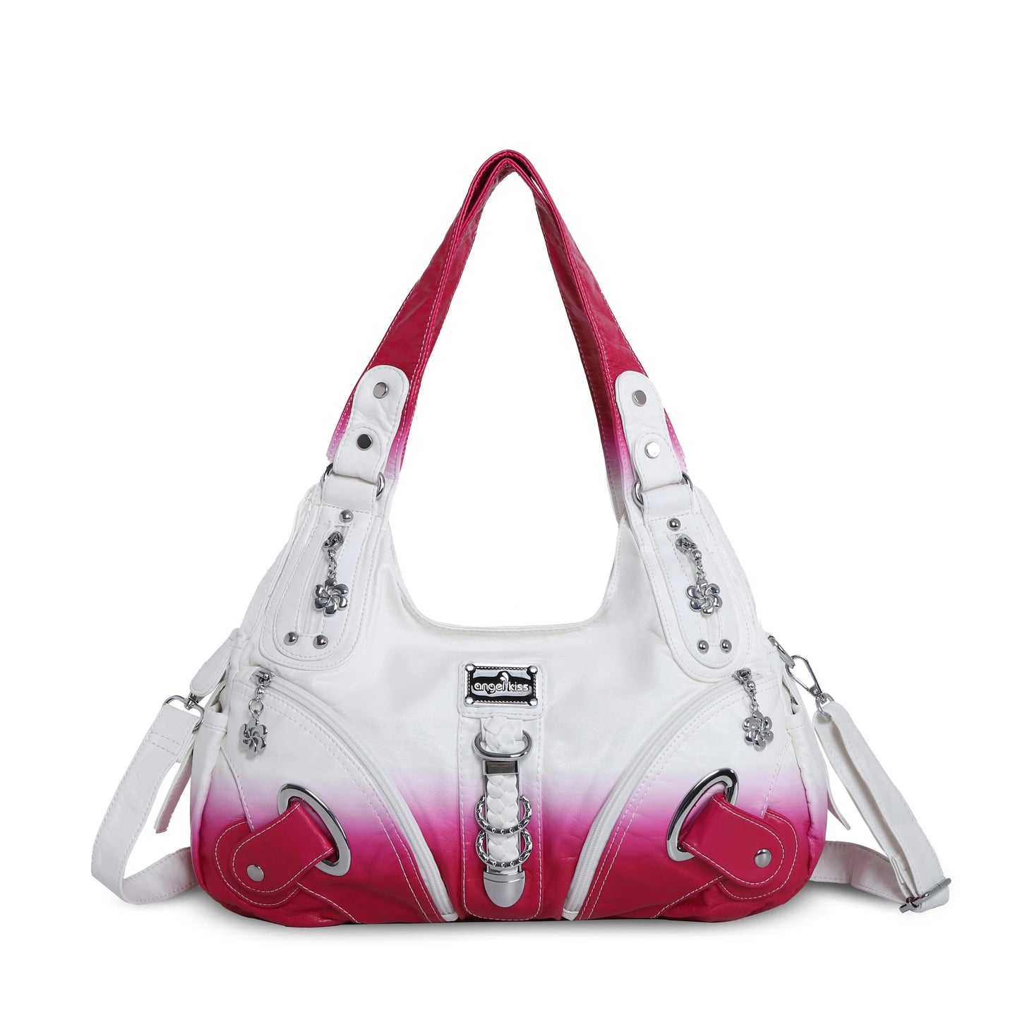 Angel Kiss Vintage Crossbody Bag, PU Hobo Satchel Tote, Lightweight Elegant Convertible Shoulder Handbag, Fashion Women’s Commuter Bag, Perfect for Everyday Summer Wear and Mother’s Day Presents