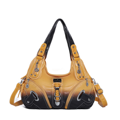Angel Kiss Vintage Crossbody Bag, PU Hobo Satchel Tote, Lightweight Elegant Convertible Shoulder Handbag, Fashion Women’s Commuter Bag, Perfect for Everyday Summer Wear and Mother’s Day Presents