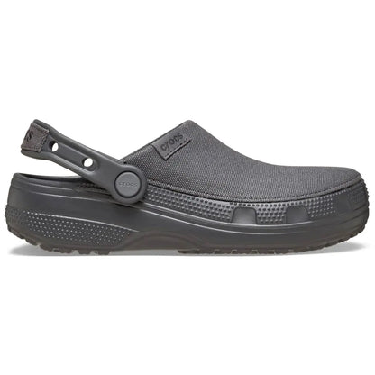 Crocs Adult Classic Crafted Canvas Clogs, Lightweight Slip-On Canvas Mule Clogs for Men & Women, Casual Daily Walking Shoes